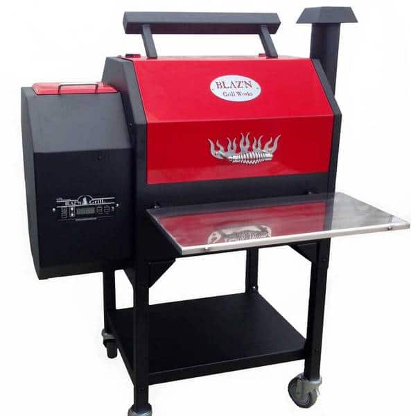 Blazn Grill Works Grand Slam pellet smoker with REC controller