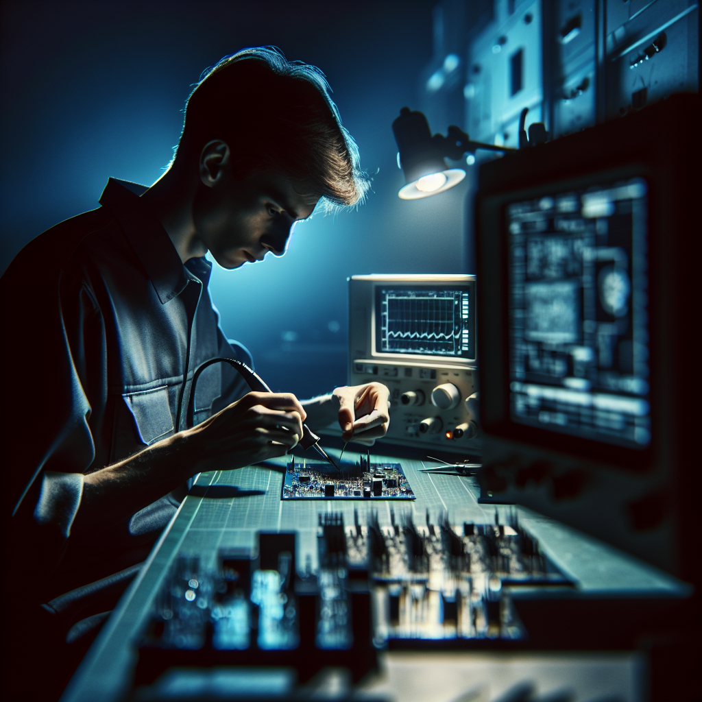 From Prototype to Production: The Custom Electronics Journey - concept illustration